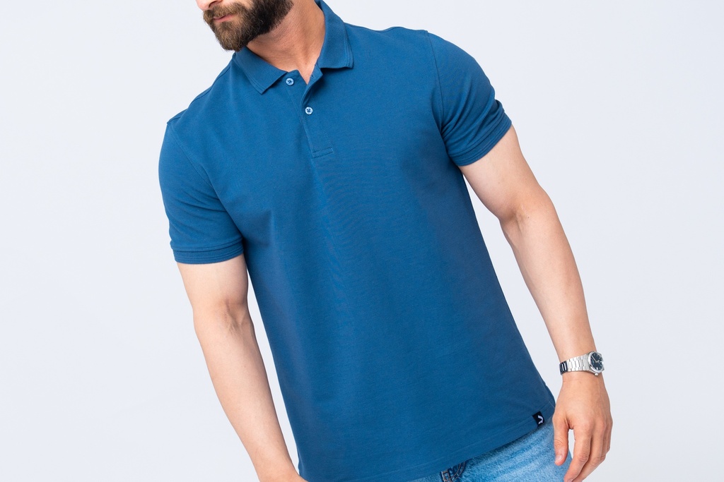 [SCS011] RM BASIC POLO (BLUE, XL)