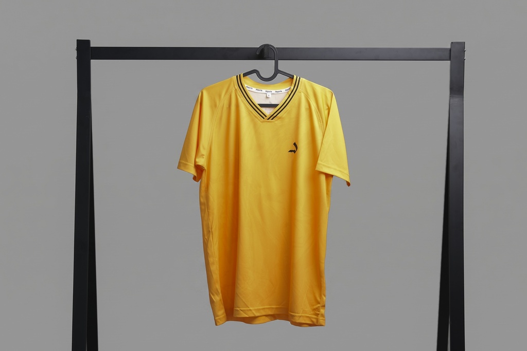 [DFB001] D FOOTBALL T-SHIRT (YELLOW, XL)