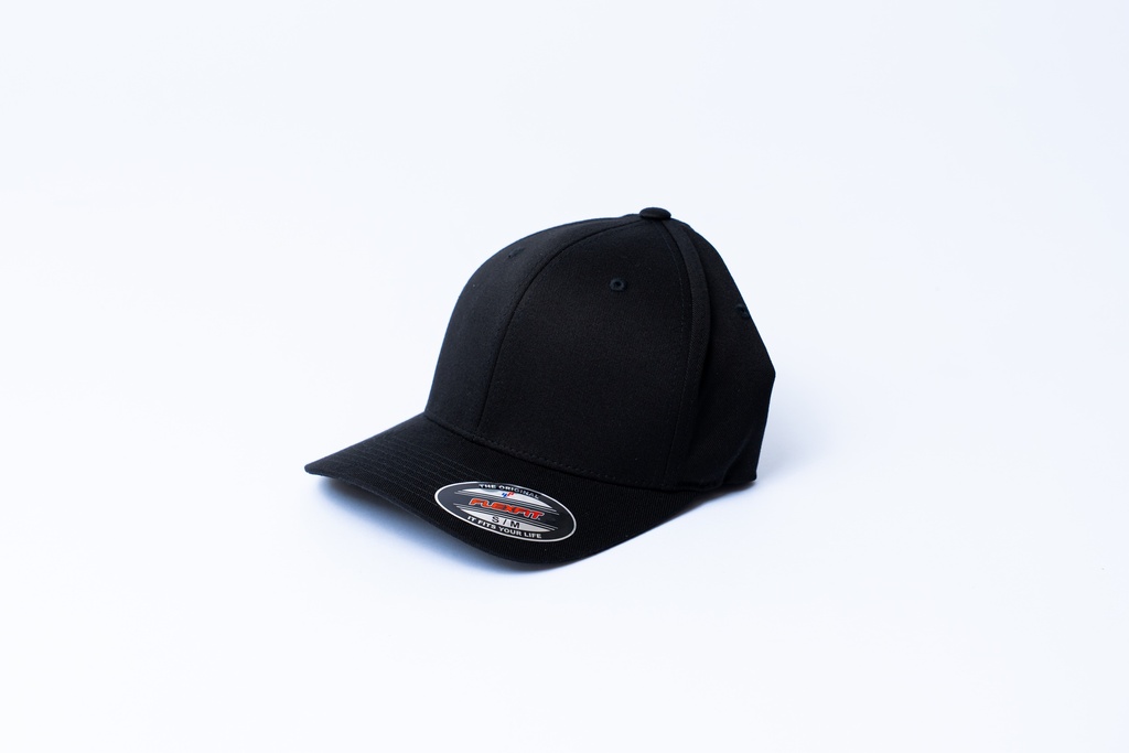 [FLEXFIT CAP] قبعة FlexFit (أسود)