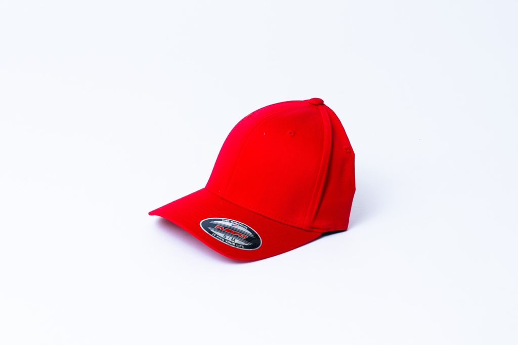 [FLEXFIT CAP] قبعة FlexFit (أحمر)