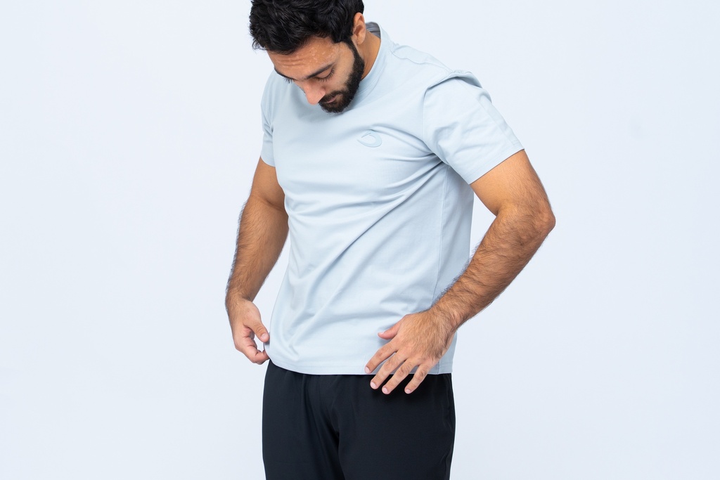 [DEPORTE SOFT T-SHIRT] DEPORTE SOFT T-SHIRT (GRAY, S)
