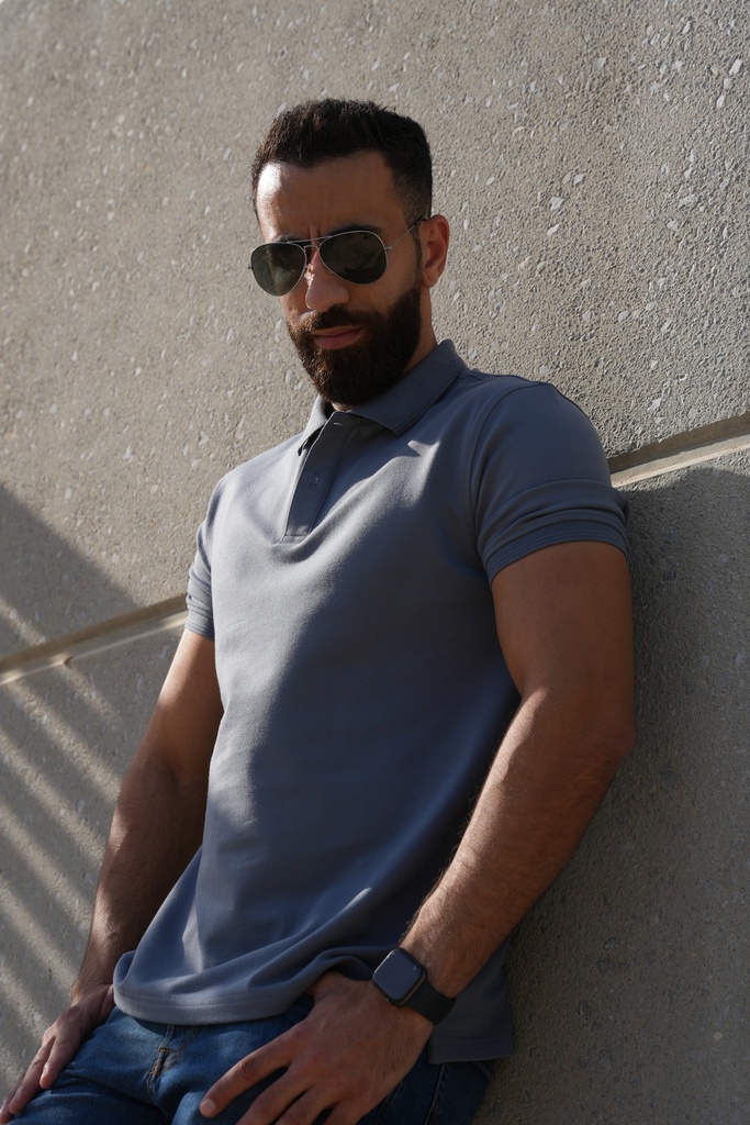 [SCS011] بولو أساسي RM (فضي, M)