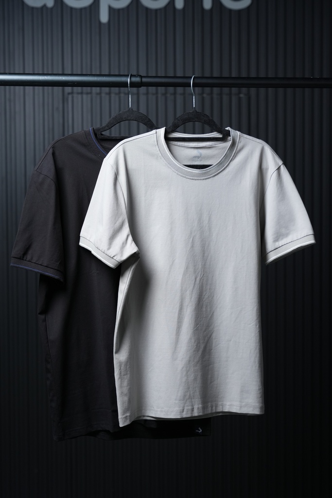 [DST02] Deporte Soft T-Shirt 02 (S, GREEN GREY)
